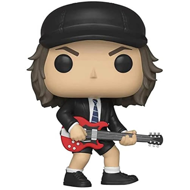 Action Figures Funko Funko AC/DC - Angus Young Pop! Rocks Vinyl Figure (Bundled with Compatible Pop Box Protector Case)