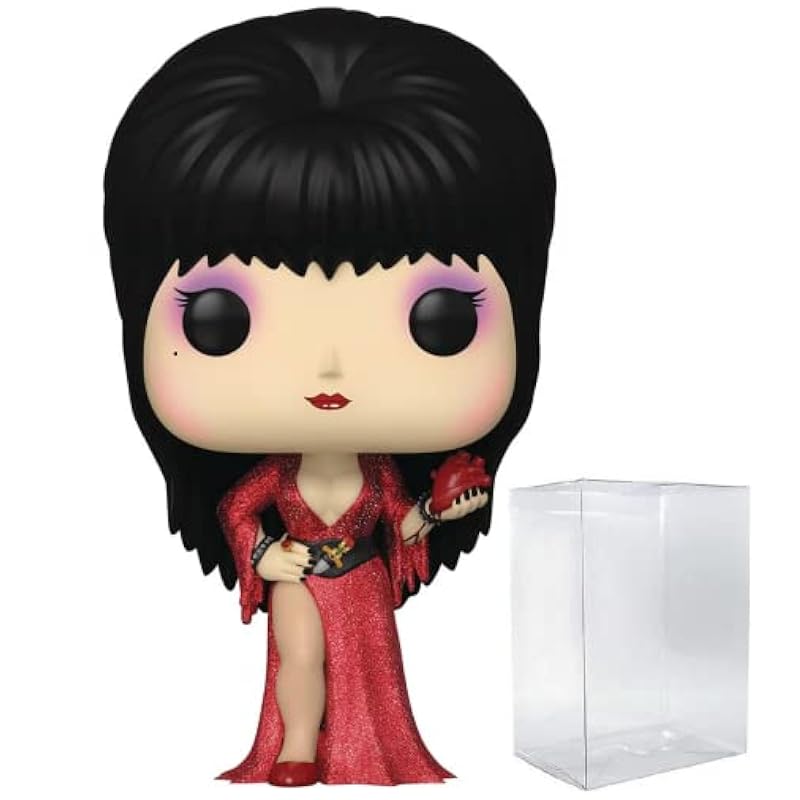 Bobbleheads Funko Funko Elvira 40th Anniversary - Elvira Mistress of The Dark Pop! Vinyl Figure (Bundled with Compatible Pop Box Protector Case)