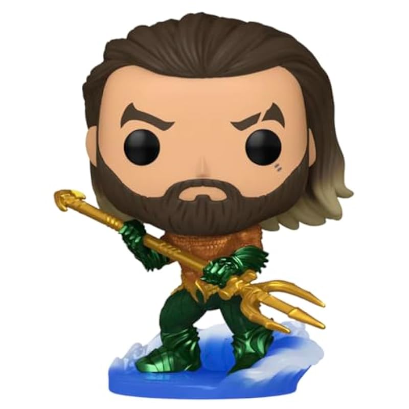 Funko Pop! Movies: DC Comics - Aquaman on Wave Shop Exclusive Bobbleheads Funko