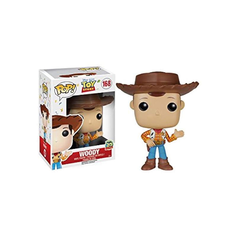 Funko Action Figures Funko Pop Disney: Toy Story Woody New Pose Action Figure, Brown Standard