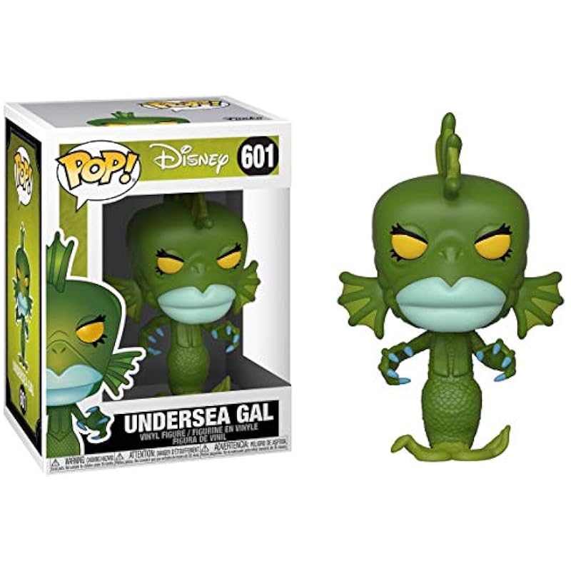POP Disney: The Nightmare Before Christmas - Undersea Gal Funko Pop! Vinyl Figure (Bundled with Compatible Pop Box Protector Case) Multied 3.75 inches Funko Action Figures