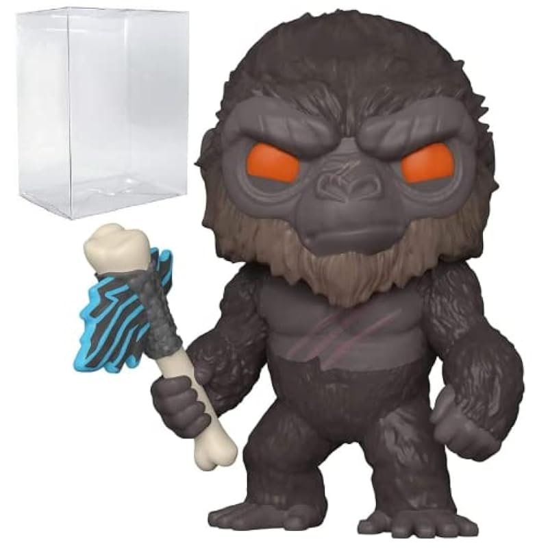 POP King Kong with Battle Axe 1021 Movies Godzilla vs Kong Vinyl Figure (Bundled with Protector to Protect Display Box) Bobbleheads Funko