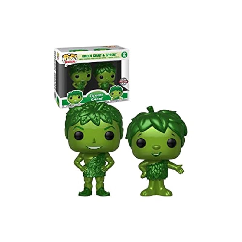 Funko Funko POP! Ad Icons: Green Giant and Sprout 2 Pack [Metallic] - SDCC Debut Action Figures