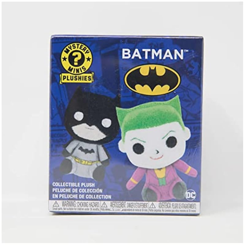 Funko Blind Box Plush: DC - Batman (One Mystery Plush) Collectible Figure Funko Plush Figures