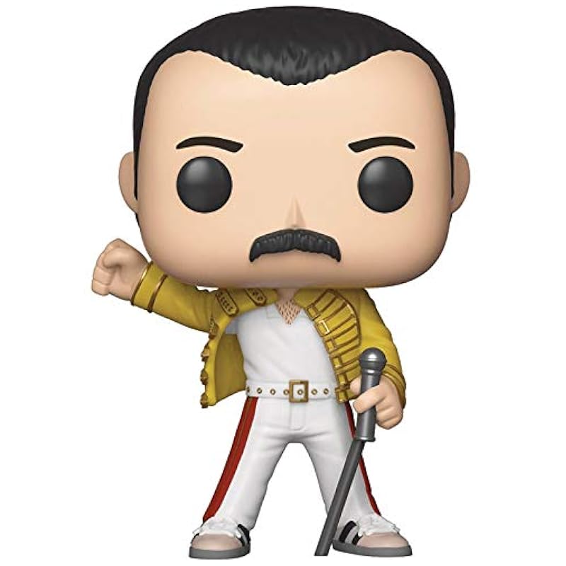 Action Figures Funko Freddie Mercury (Queen - Wembley 1986) Pop! Vinyl Figure (Includes Compatible Pop Box Protector Case) Funko Rocks