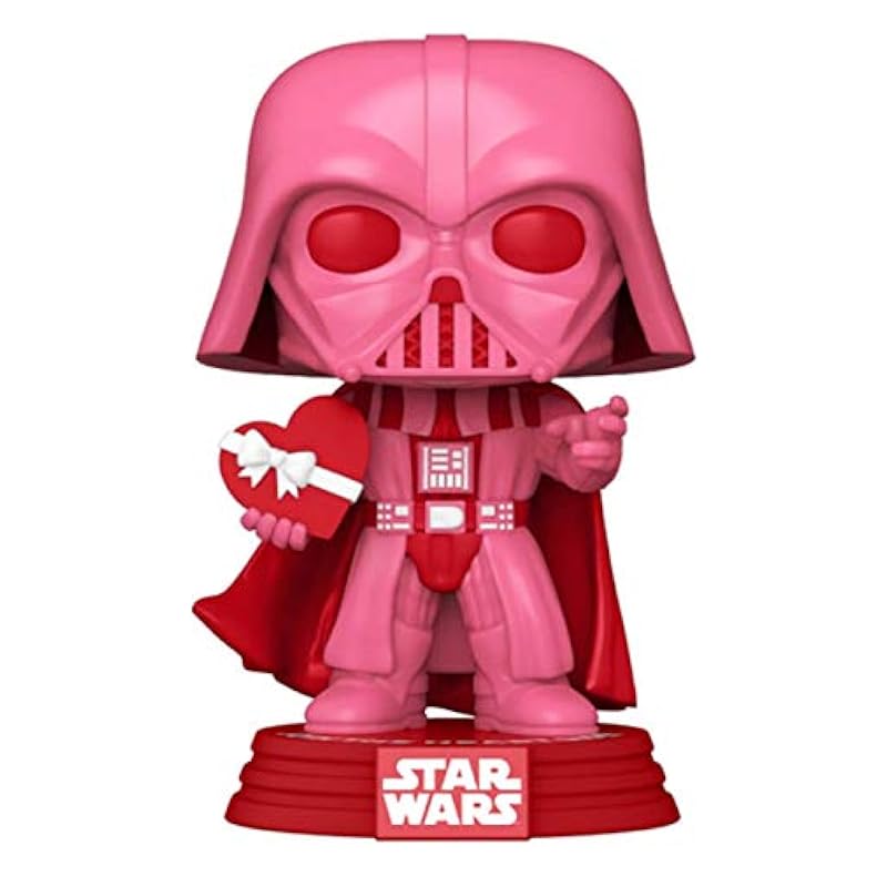Bobbleheads Funko Funko POP Star Wars: Valentines - Vader with Heart, MultiFunko, Standard Funko