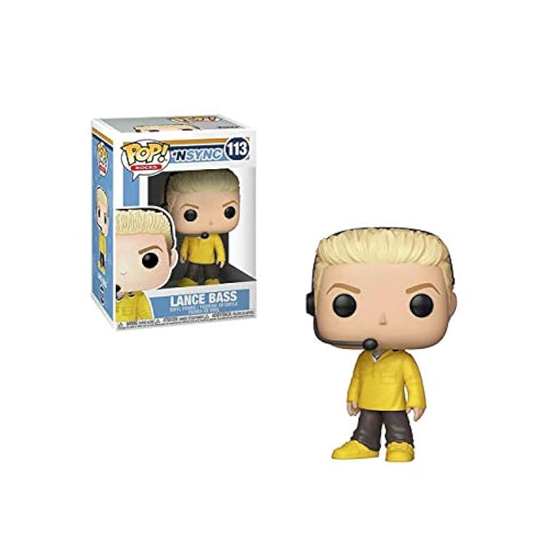 Funko Pop! Rocks: - Lance Bass, Multi Funko Action Figures