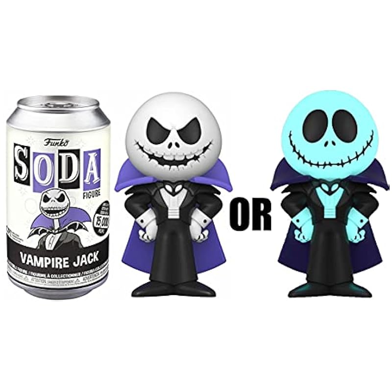 POP Funko Soda Nightmare Before Christmas Vampire Jack 4.25" Figure in a Can Action Figures Funko