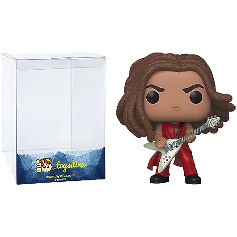 Action Figures Funko Lenny Kravit z: P o p ! Rocks Vinyl Figurine Bundle with 1 Compatible Graphic Protector (344-72566 - B)