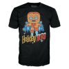 Funko Pop! Boxed Tee: Marvel Holiday - Gingerbread Iron Man - L Large Funko Bobbleheads