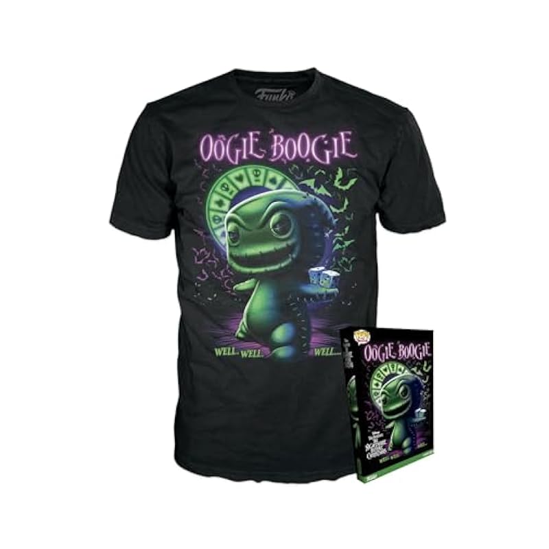 Funko Pop! Boxed Tee: Disney's The Nightmare Before Christmas - Oogie Boogie M Multi Tops, Tees & Blouses Funko