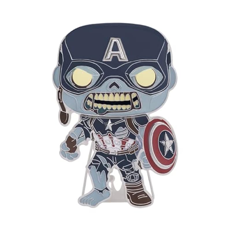Funko Pop! Pin: Marvel - What If…?, Zombie Captain America Funko Novelty