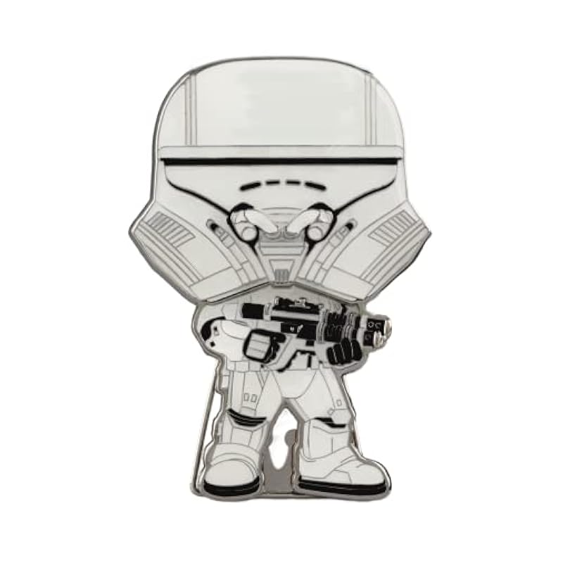 Funko Pop! Pin: Star Wars - First Order Jet Trooper Glow in The Dark with Chase (Styles May Vary) Funko Bobbleheads
