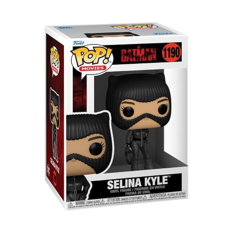 Action Figures Funko POP DC Heroes: The Batman - Selina Kyle [Catwoman] Funko Vinyl Figure (Bundled with Compatible Box Protector Case)
