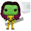 Funko Action Figures POP Marvel: What If? - Gamora with Blade of Thanos Funko Pop! Vinyl Figure (Bundled with Compatible Pop Box Protector Case), 3.75 inches