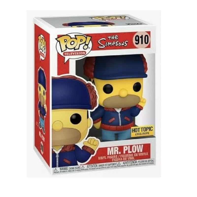 Funko POP! The Simpsons Mr. Plow 910 Exclusive Bobbleheads Funko