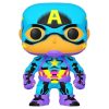 Funko POP! Marvel: Black Light - Captain America - Marvel Comics - Collectable Vinyl Figure - Gift Idea - Official Merchandise - Toys for Kids & Adults - Comic Books Fans Action Figures Funko