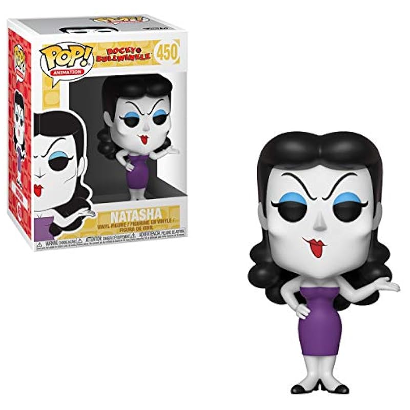 Action Figures Funko Funko Pop Animation: Rocky&Bullwinkle Natasha Collectible Figure, Multi