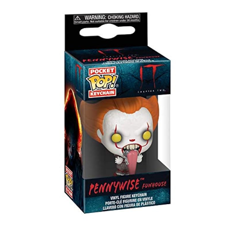 Action Figures Funko Funko Pop! Keychains: It 2 - Pennywise with Dog Tongue, Multi, One Size