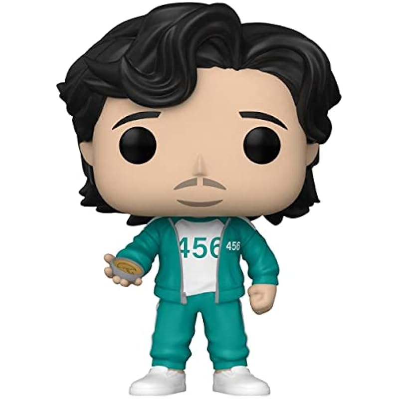 POP Squid Game- Player 456 - Seong Gi-Hun (Bundled with Compatible Pop Box Protector Case), 3.75 inches Funko Bobbleheads