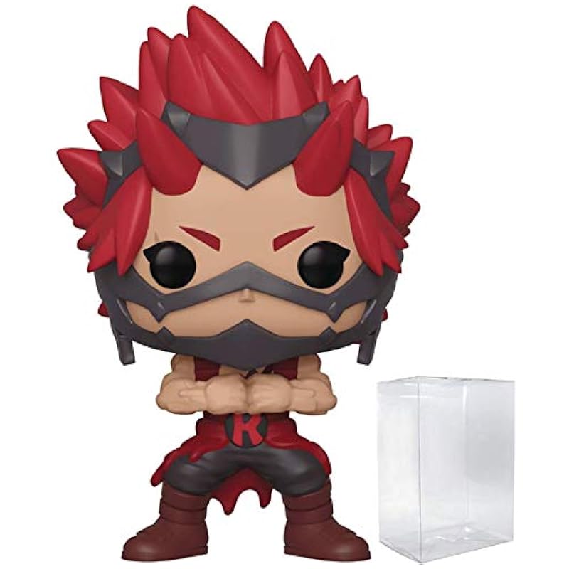 Action Figures Funko Funko POP My Hero Academia - Eijiro Kirishima Pop! Vinyl Figure (Bundled with Compatible Pop Box Protector Case), Multi, 3.75 inches
