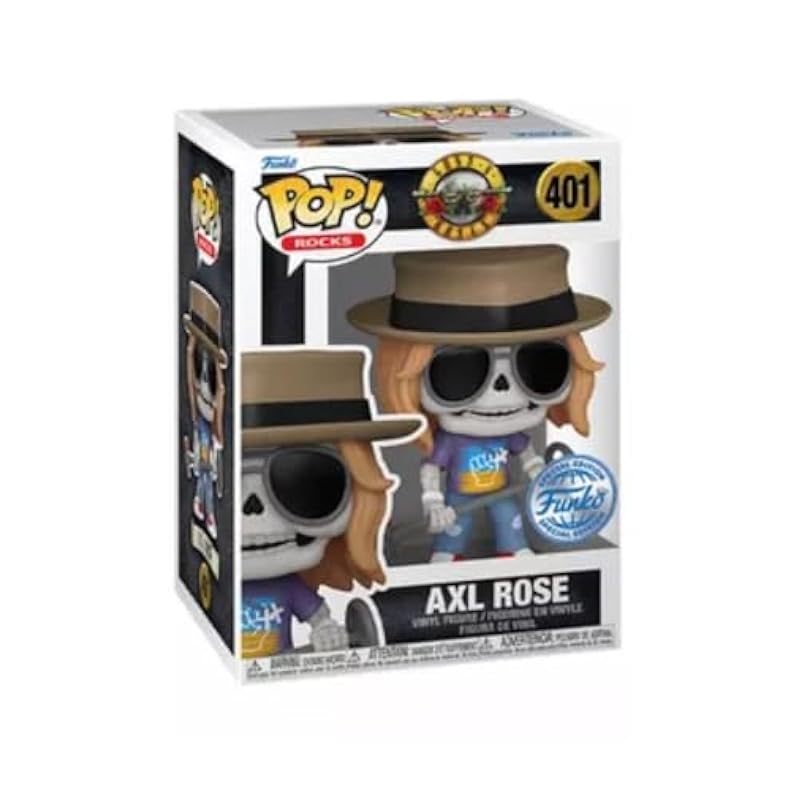 Pop! Rocks Guns'N Roses 401 Axl Rose Exclusive Funko Statues
