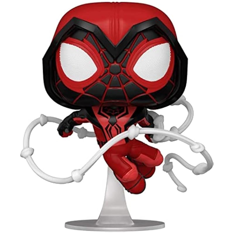 Spider-Man Miles Morales Crimson Cowl Suit Pop # 770 Marvel Gamerverse Vinyl Figure (Bundled with EcoTek Protector to Protect Display Box) Action Figures Funko