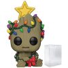 Action Figures Funko POP Marvel: Holiday - Toddler Groot with Wreath Funko Vinyl Figure (Bundled with Compatible Box Protector Case)