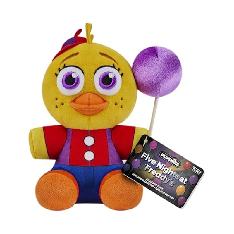 Funko Funko Plush: Five Nights at Freddy's (FNAF) SB - Balloon Chica The Chicken - (CL 7") - Collectable Soft Toy - Birthday Gift Idea - Official Merchandise - Stuffed Plushie for Kids and Adults Stuffed Animals & Teddy Bears
