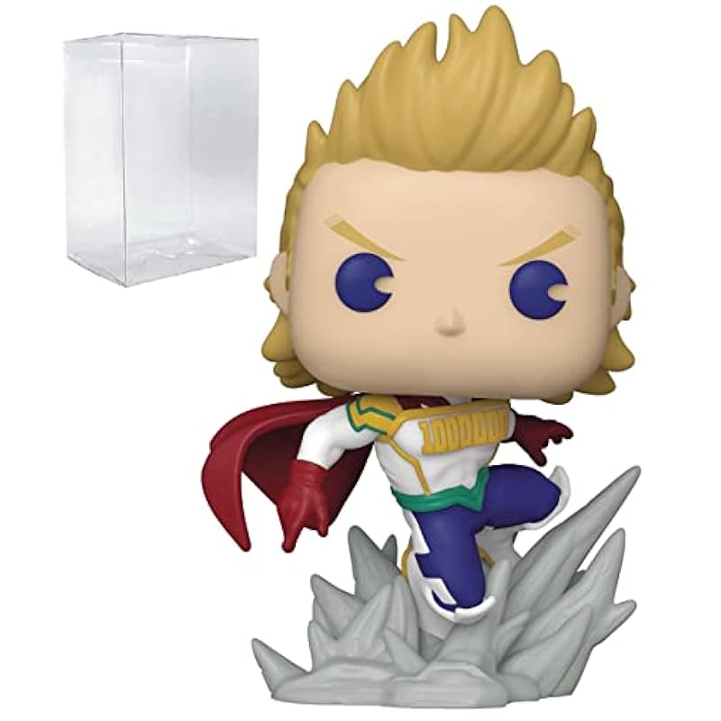 POP My Hero Acadamia - Mirio Togata in Hero Costume Funko Vinyl Figure (Bundled with Compatible Box Protector Case), Multi, 3.75 inches Action Figures Funko