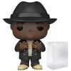 Funko Pop! Rocks: Biggie - Notorious B.I.G with Fedora Bundle with 1 PopShield Pop Box Protector Action Figures Funko
