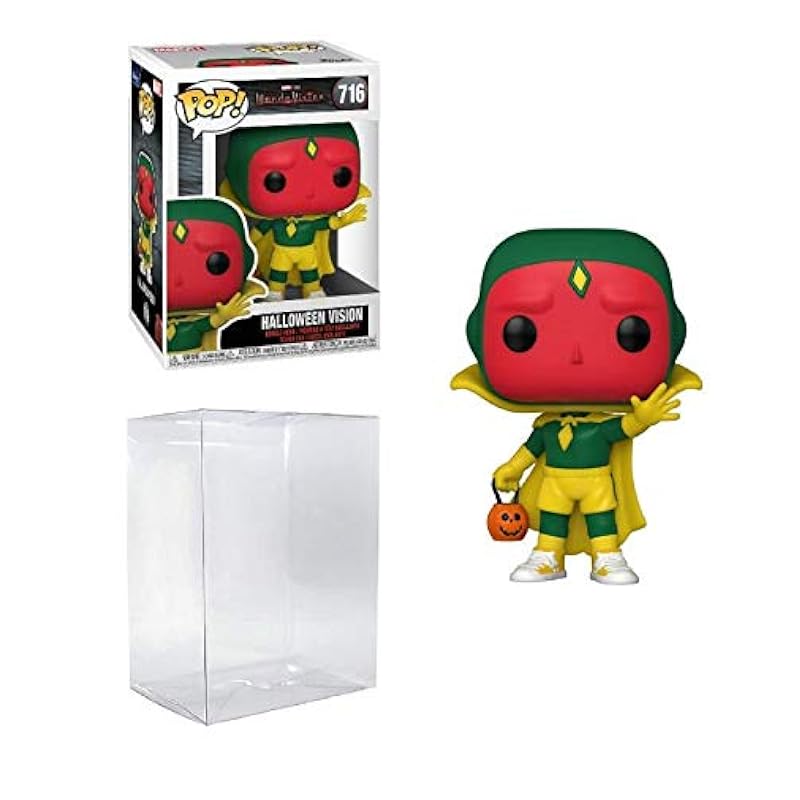 Vision Halloween Pop #716 Pop TV: Wanda Vision Vinyl Figure (Bundled with EcoTek Protector to Protect Display Box) Display Cases Funko