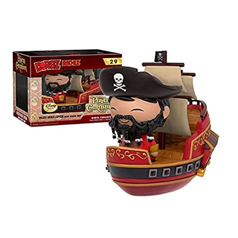 Action Figures Funko Funko Dorbz Ridez: Pirates of The Caribbean #29 - Wicked Wench Captain with Pirate Ship (Disney Treasures Exclusive)