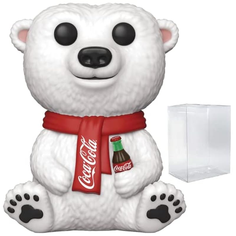 Bobbleheads Funko [POP] + Replacement for + [Ad Icons: Cola Polar Bear Funko Pop! with Compatible Pop Box Protector Case)] + [Coca-Cola]