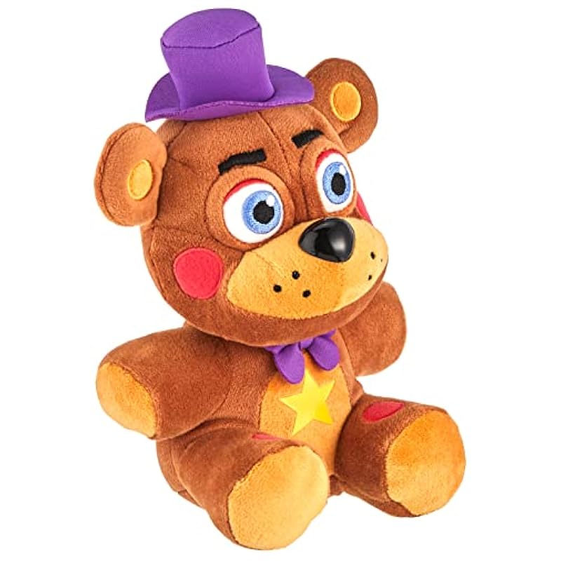 Funko Plush: Five Nights at Freddy's (FNAF) Pizza Sim: Rockstar Freddy Fazbear - FNAF Pizza Simulator - Collectible Soft Plush - Birthday Gift Idea - Official Merchandise - Stuffed 6 inches Funko Plush Figures