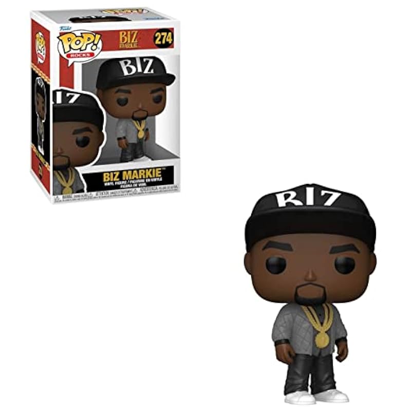 POP Rocks: Biz Markie Funko Vinyl Figure (Bundled with Compatible Box Protector Case), Multied, 3.75 inches Funko Action Figures