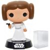 POP Star Wars: A New Hope - Princess Leia #04 Funko Pop! Vinyl Figure (Bundled with Compatible Pop Box Protector Case), Multied, 3.75 inches Funko Action Figures