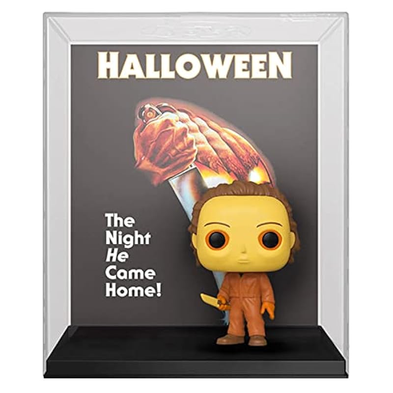 Action Figures Funko Exclusive Funko POP! DVD Cover: Halloween Michael Myers Glows in The Dark Vinyl Figure, Multi