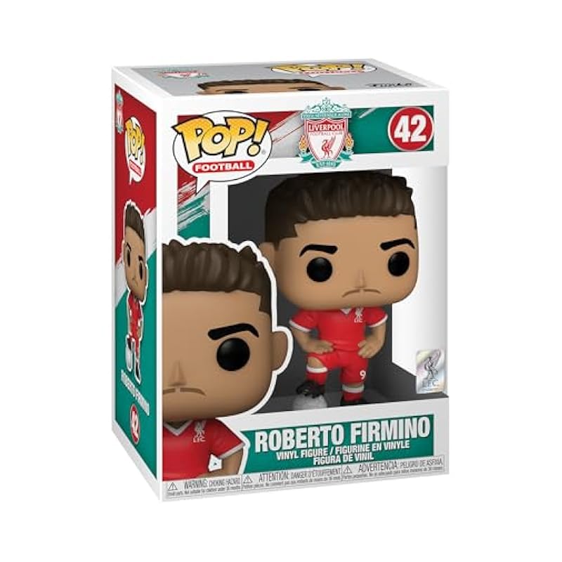 Funko POP Football: Liverpool - Roberto Firmino,MultiMulticolor Multicolor Funko Clothing