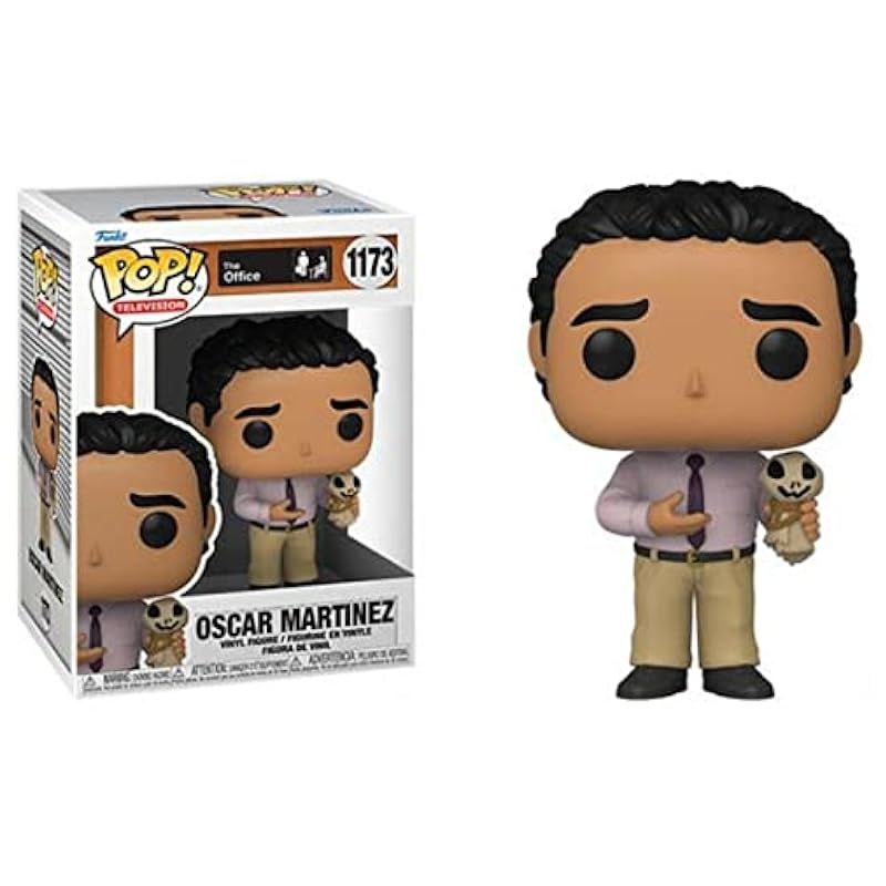 Funko Bobbleheads Funko The Office - Oscar Martinez with Scarecrow Pop! Vinyl Figure (Bundled with Compatible Pop Box Protector Case)