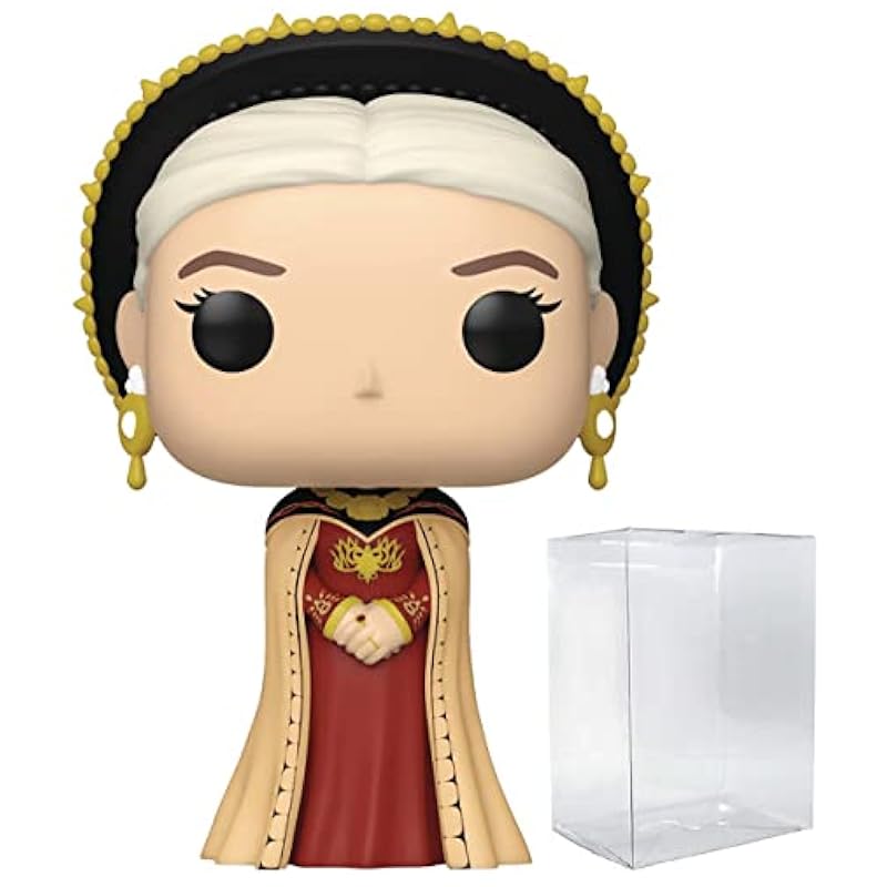 Funko Action Figures POP House of Dragon - Rhaenyra Targaryen Funko Vinyl Figure (Bundled with Compatible Box Protector Case), Multied, 3.75 inches