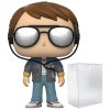 POP Back to The Future - Marty McFly with Glasses Funko Vinyl Figure (Bundled with Compatible Box Protector Case), Multied, 3.75 inches Action Figures Funko