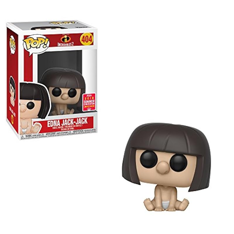 Pop Disney: Incredibles 2 - Edna Jack-Jack Summer Convention Exclusive Funko Action Figures