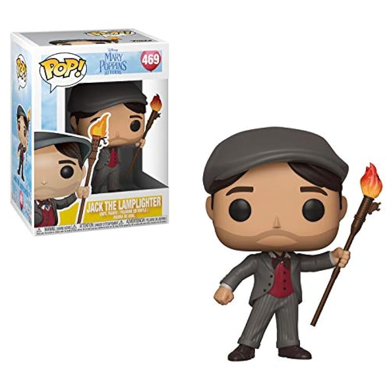 Funko Pop Disney: Mary Poppins - Jack The Lamplighter Collectible Figure, Multi Funko Action Figures