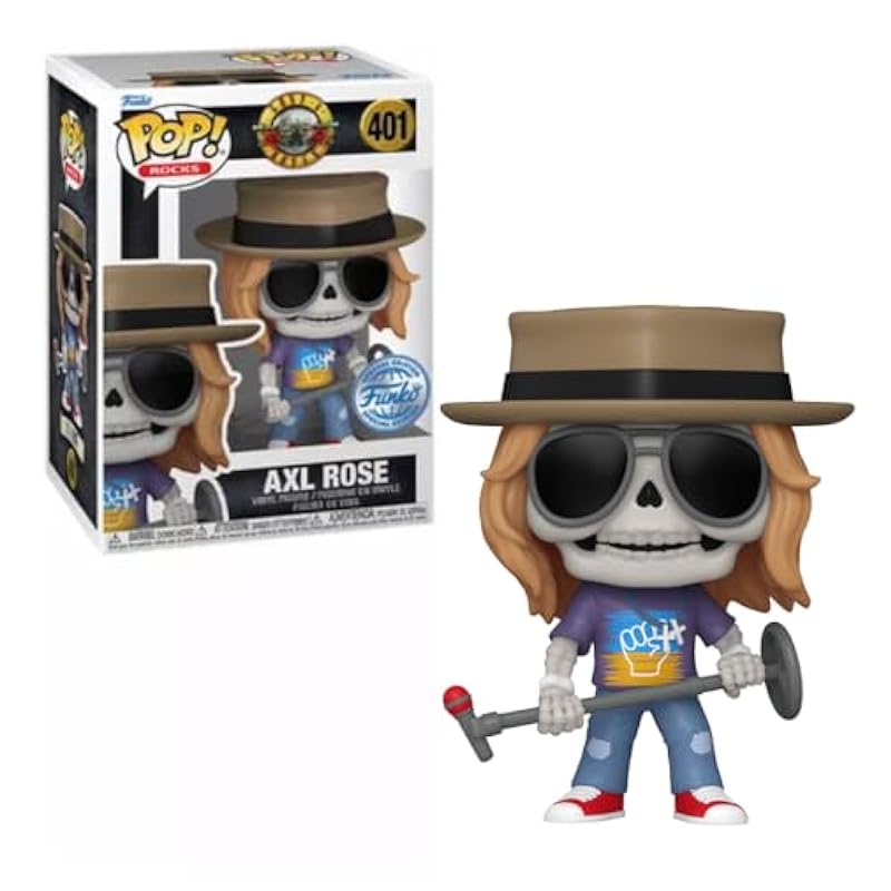 Pop! Rocks Guns'N Roses 401 Axl Rose Exclusive Funko Statues