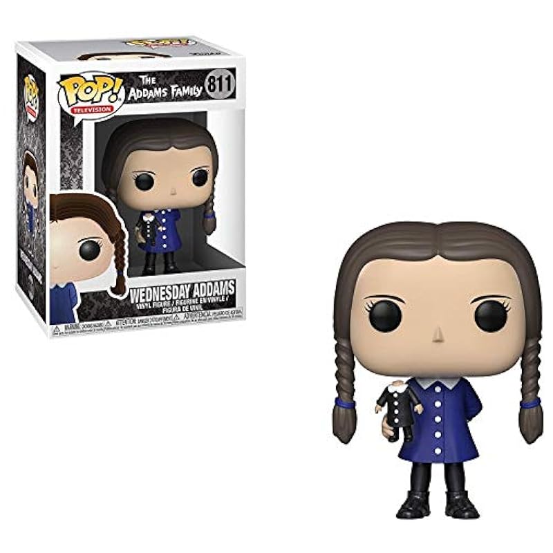 Funko Pop! TV: The Addams Family - Wednesday Addams Pop! Vinyl Figure (Includes Compatible Pop Box Protector Case) Funko Statues