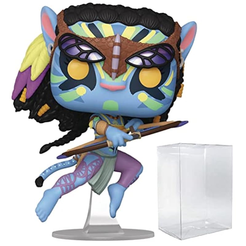 Funko Action Figures POP Avatar - Battle Neytiri Funko Vinyl Figure (Bundled with Compatible Box Protector Case), Multied, 3.75 inches