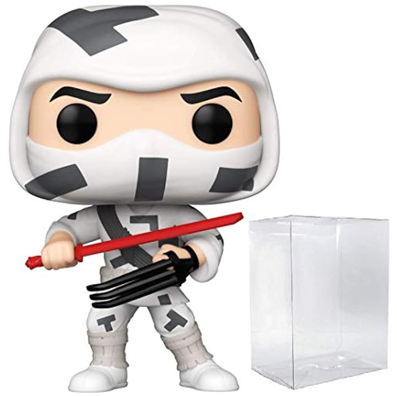 Action Figures Funko POP Retro Toys: G.I. Joe - Storm Shadow [Camo Version] Funko Pop! Vinyl Figure (Bundled with Compatible Pop Box Protector Case), Multied, 3.75 inches