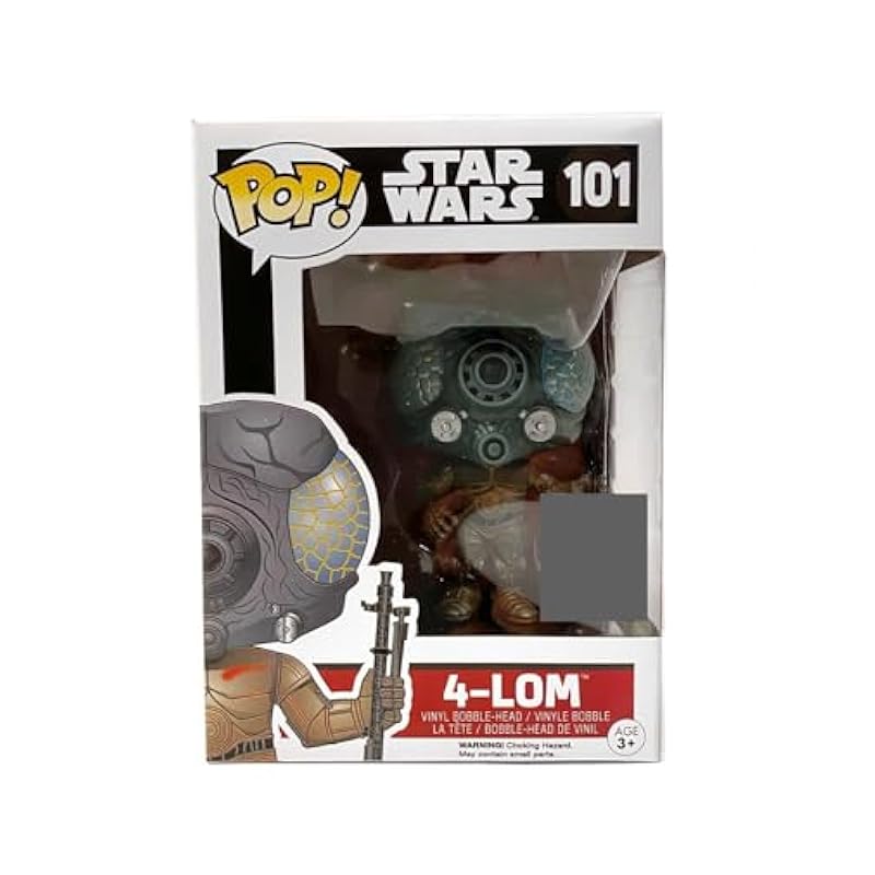 Statues Funko Funko POP! Star Wars Empire Strikes Back 4-LOM Bounty Hunter #101 Vinyl Figure