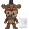 Funko POP Five Nights at Freddy - Nightmare Freddy Funko Pop! Vinyl Figure (Bundled with Compatible Pop Box Protector Case) Multi 3.75 inches Action Figures